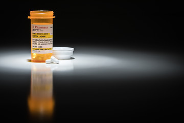 Image showing Hydrocodone Pills and Prescription Bottle with Non Proprietary L