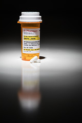 Image showing Hydrocodone Pills and Prescription Bottle with Non Proprietary L