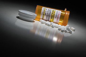 Image showing Hydrocodone Pills and Prescription Bottle with Non Proprietary L