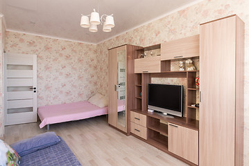 Image showing Interior of a double room in the hotel