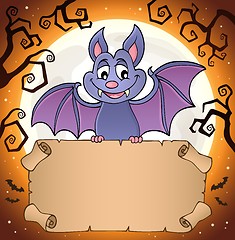 Image showing Bat holding parchment image 2