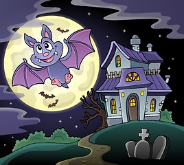 Image showing Cartoon bat topic image 2