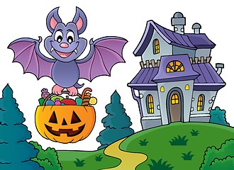 Image showing Halloween bat theme image 5