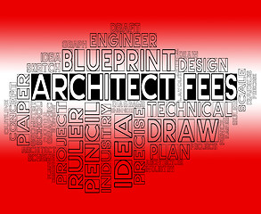 Image showing Architect Fees Shows Amount Earnings And Career