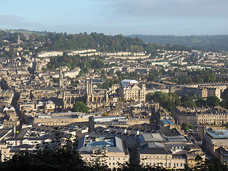 Image showing Aerial view of Bath