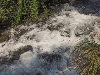 Image showing Mountain torrent rapids