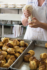 Image showing Unsanitary production of cookies