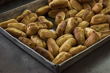 Image showing Unsanitary production of cookies