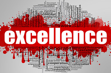 Image showing Excellence word cloud