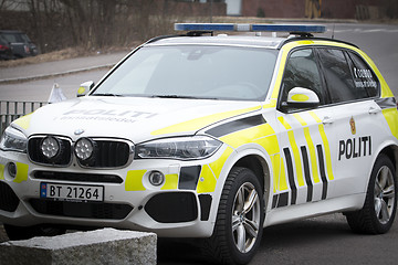 Image showing Norwegian Police Vehicle