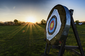 Image showing Target for archery