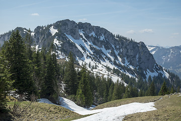 Image showing Landscape image on Kampenwand