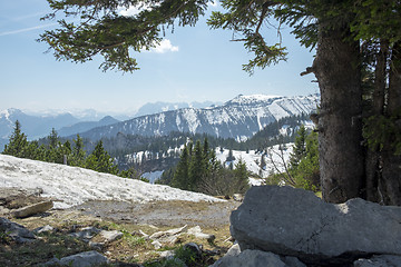 Image showing Landscape image on Kampenwand