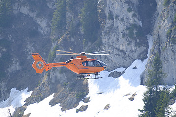 Image showing Mountain rescue helicopter