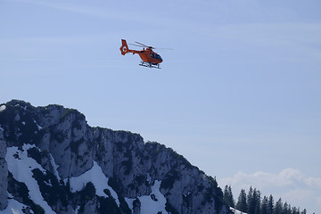 Image showing Mountain rescue helicopter