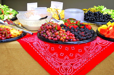 Image showing Fruit salad brunch.