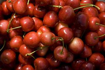 Image showing cherries background