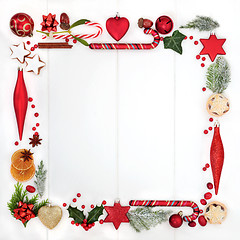 Image showing Christmas Square Wreath