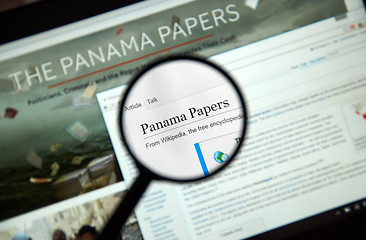 Image showing The Panama Papers