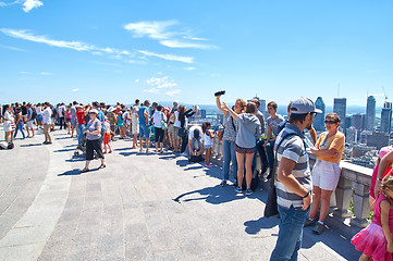 Image showing Scenic view of downtown Montreal