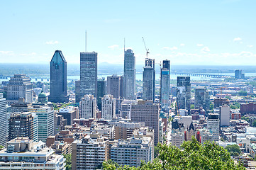 Image showing scenic view of summer Montreal