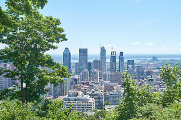 Image showing scenic view of summer Montreal