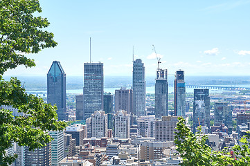 Image showing scenic view of summer Montreal