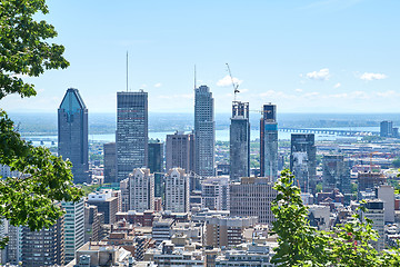 Image showing scenic view of summer Montreal