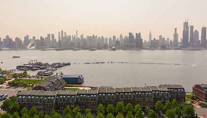 Image showing Boulevard east New York city skyline view.