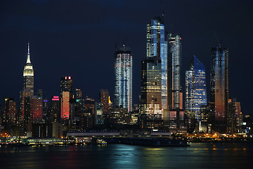 Image showing Manhattan Skyline from NewJersey, New York City