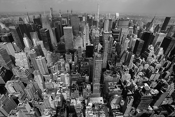 Image showing New York City skyline Black and White photo