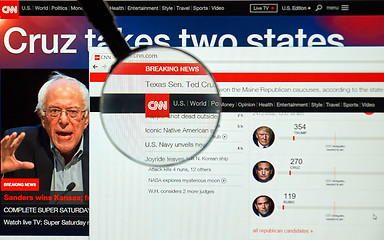 Image showing CNN web page