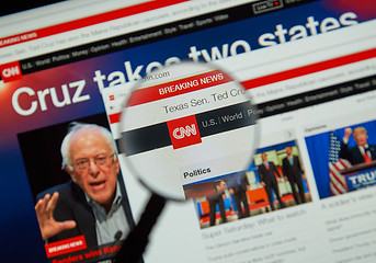 Image showing CNN web page