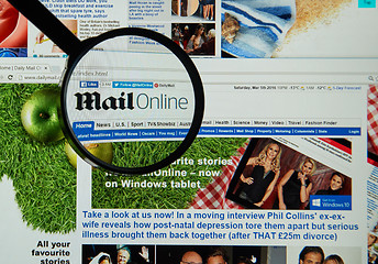 Image showing MailOnline web page