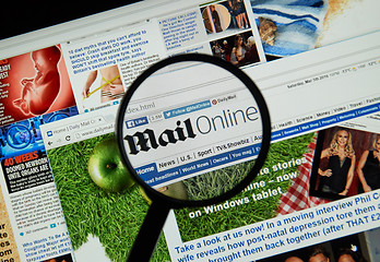 Image showing MailOnline web page