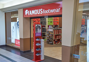 Image showing Famous Footwear outlet. 