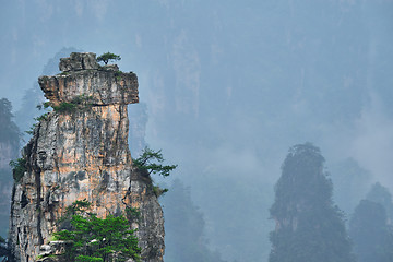 Image showing Zhangjiajie mountains, China