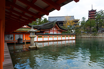 Image showing Traditional Itsukushima Shrine 