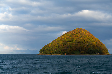 Image showing Yunoshima in Japan at autumn season