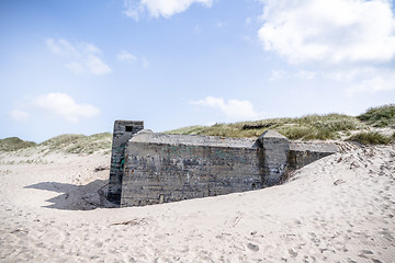 Image showing German bunker from the second world war