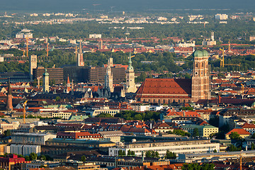 Image showing Aerial view of Munich. Munich, Bavaria, Germany