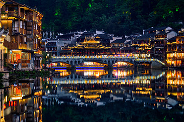 Image showing Feng Huang Ancient Town (Phoenix Ancient Town) , China