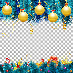 Image showing Christmas and New Year Frame