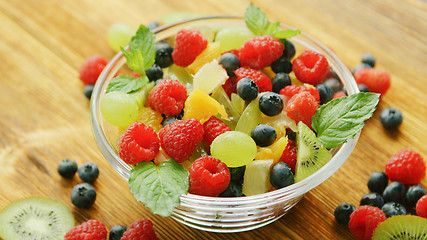 Image showing Mixed fruit salad 