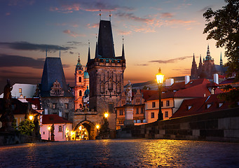 Image showing Tower of the Charles Bridge