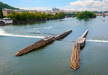 Image showing View from Jiraskuv bridge