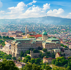 Image showing View on Budai fortress