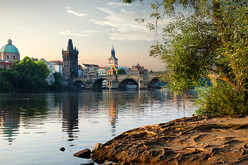 Image showing Prague at sunrise