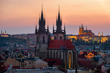 Image showing Ancient cathedrals of Prague