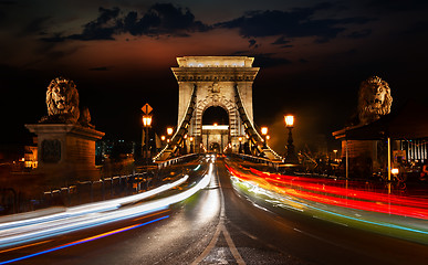 Image showing Road on Chain bridge